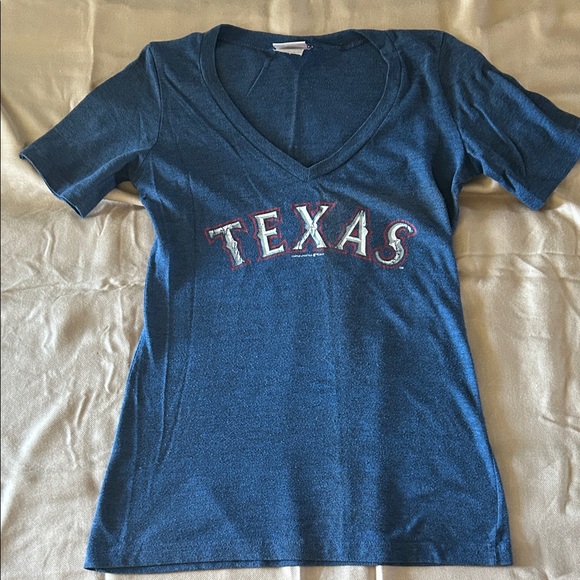 Texas Rangers V-Neck Tee - Picture 1 of 4